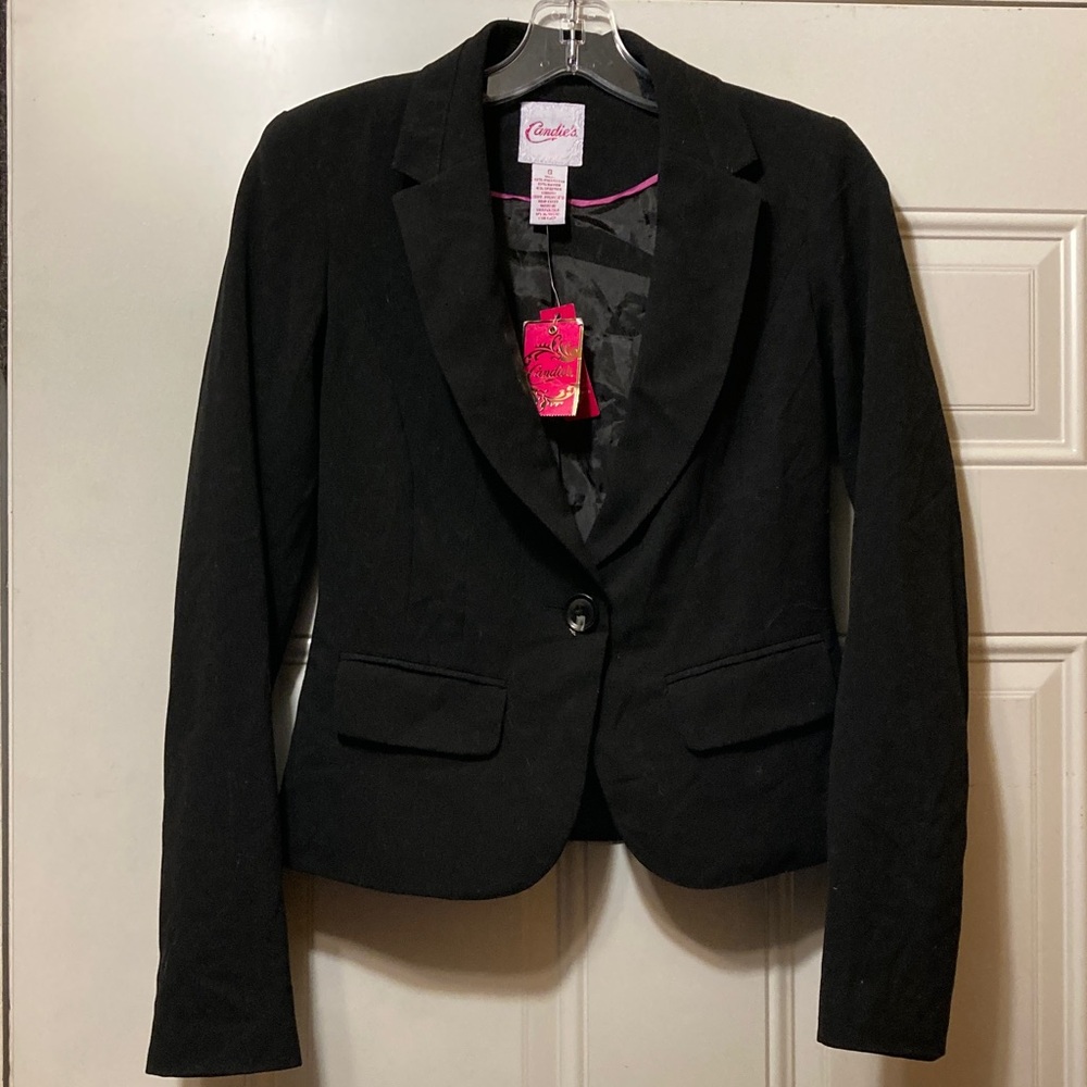 Candie's Elegant Black Blazer S NWT‎